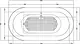 El Tib Venezia Bathtub 180 × 90 cm, Built-in (Before Tiling), Pergamon - Image 4