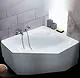 بانيو كونتور G8715 مقاس 125 × 125 سم من أيديال ستاندرد - بانيو بدون جوانب ( البانيو يركب قبل السيراميك) برجامون - صورة 3