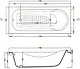 El Tib Barcelona Bathtub 170 × 70 cm, Front Panel + 2 Side Panels, White - Image 3