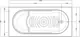 El Tib France Bathtub with Seat 150 × 70 cm without Panels, Pergamon - Image 4