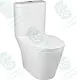 Ideal Standard Tonic P-Trap Toilet, Pergamon, with Soft-Close Toilet Seat & Cover, Cistern with Mechanism, Internal Bidet Spray and Fixing Set - Image 1