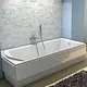 Ideal Standard Concerto G8636 Bathtub 180 × 80 cm, Front Panel + 2 Small Side Panels, Pergamon - Image 2