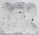 Ideal Standard Spa Jacuzzi, White, 213 × 190 cm, 32 Jets, with 4 Panels and Frame - Image 2
