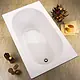 Duravit Venecia 800006 Bathtub 100 × 70 × 37 cm, without Seat - Image 3