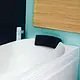 Duravit Dallas Bathtub 800659, 170 × 75 cm with Pillow and Seat, Front Panel + 2 Side Panels, Pergamon - Image 2