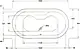 Duravit Tonga Oval Bathtub 800016, 180 × 90 × 56.5 cm, with Front Panel and Frame, White - Image 4