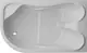 Duravit Duetto 800623 - 800631 Bathtub 200 × 120 × 44 cm, Right or Left - Image 3