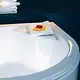 بانيو دويتو 800623 - 800631 مقاس 200 × 120 × 44 سم يمين أو شمال من ديورافيت - بانيو بجانب امامي فقط بالشاسيه برجامون - صورة 3