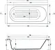 El Tib London Bathtub 170 × 70 cm, Front Panel Only with Frame, White - Image 5