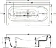 El Tib Cordoba Bathtub with Seat 170 × 70 cm, Built-in (Before Tiling), Pergamon - Image 5