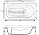 El Tib Barcelona Bathtub 180 × 90 cm, Large Front Panel + Small Side Panel, White - Image 4