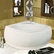 بانيو ماربيلا كورنر دائرى مقاس 90 × 90 سم بدون الجوانب من الطيب - بانيو بجانب دائرى والشاسيه اللون برجامون - صورة 3
