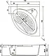 El Tib Geneva Bathtub 130 × 130 cm, Round Panel with Frame — Pergamon - Image 4