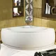 El Tib Geneva Jacuzzi 140 × 140 cm, 1 Motor 8 Chrome Water Jets with Waste, Overflow, Panels and Frame - Image 2