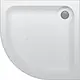 Sanipure Simplici Corner Shower Tray with Panel 0010015, 80 × 80 cm - Image 2