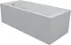 Sanipure Neto 0010037 Bathtub 170 × 80 cm, Front Panel Only with Frame (001011801), Pergamon - Image 2