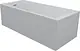 Sanipure Neto 0010037 One-Piece Bathtub with Side, 170 × 80 cm — Greige (00100371101) - Image 2