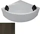 Sanipure Superior One-Piece Bathtub 0010042 Size 140 × 140 cm — Walnut Mottled (423101) - Image 15