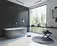 Sanipure Fiji 0010021 One-Piece Bathtub with Side, 90 × 170 cm — Greige (00100211101) - Image 3