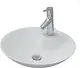 Sanipure Ambros Countertop Basin 0016011, without Overflow, with Mixer Hole, 43 × 43 cm - Image 2