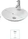 Sanipure Ambrose Countertop Basin 0016011 without Overflow with Mixer Hole 43 × 43 cm — Mocha (001601125) - Image 2