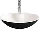 Sanipure Ambrose Countertop Basin 0016011 without Overflow with Mixer Hole 43 × 43 cm — Mocha (001601125) - Image 3