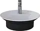 Sanipure Mago Countertop Basin 0016008 without Overflow with Mixer Hole 42.2 × 42.2 cm — Mocha (001600825) - Image 7