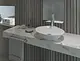 Sanipure Gotcha Countertop Basin without Overflow with Mixer Hole 43.5 × 50.9 cm, White - Image 2
