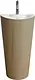 Sanipure Onda One-Piece Freestanding Floor Basin 0016001 with Overflow, 90 × 48 × 50 cm — Mocha (001600125) - Image 11