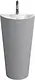 Sanipure Onda One-Piece Freestanding Floor Basin 0016001 with Overflow, 90 × 48 × 50 cm — Prisca (001600133) - Image 10