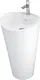 Sanipure Onda Floor Basin 0016001 with Overflow, 90 × 48 × 50 cm — Prisca (001600133) - Image 4