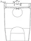 Sanipure Ron One-Piece Freestanding Floor Basin 0016002 Size 90 × 60 × 40 cm with Overflow — Mocha (001600225) - Image 7