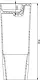 Sanipure Ron One-Piece Freestanding Floor Basin 0016002 Size 90 × 60 × 40 cm with Overflow — Mocha (001600225) - Image 8