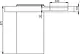 Sanipure Tondo One-Piece Freestanding Floor Basin 0016033 Size 90 × 115 × 60 cm without Overflow with 30 cm Towel Holder — Mocha (001603325) - Image 7