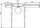 Sanipure Tondo One-Piece Freestanding Floor Basin 0016033 Size 90 × 115 × 60 cm without Overflow with 30 cm Towel Holder — Mocha (001603325) - Image 8