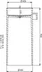 Sanipure Provo One-Piece Freestanding Floor Basin 0016004, 90 × 115 × 53 cm, without Overflow, Integrated Towel Holder, Grey (001600405) - Image 4