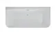 Duravit Slimless 806343 One-Piece Bathtub with Panels, 170 × 80 × 40 cm, Colors - Image 2