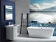Duravit Slimless 806343 One-Piece Bathtub with Panels, 170 × 80 × 40 cm, Colors - Image 4