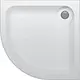 Sanipure Simplici 0010054 Corner Shower Tray with Panel, 90 × 90 cm - Image 2