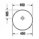 Duravit Vitrium Round Basin for Horizontal Surface 46 cm, Matte Cinnamon - Image 4