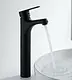Global Standard Mira Plus GSL 1041 B Tall Basin Mixer, 31 cm, Matte Black - Image 1