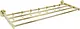 Infinity IN 3520 G Rectangular Quadruple Towel Holder, Glossy Gold, 60 cm with 7 Hooks - Image 2