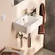 Hansgrohe Cape Tide Q Wall-Mounted Basin, 36 cm, White - Image 1