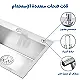Alpha Handmade AL 7848 Stainless Steel Kitchen Sink, Flat Edge, 78 × 48 cm, 1 mm Thickness with Soap Pump & 3 inch Waste Set - Image 3