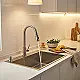 Alpha Handmade AL 7848 Stainless Steel Kitchen Sink, Flat Edge, 78 × 48 cm, 1 mm Thickness with Soap Pump & 3 inch Waste Set - Image 9