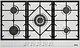 HPT906S – Gas Hob 5 Eyes Heavy Duty Grids - Image 1