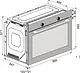 OPREE10-90BL 90cm – Full Electric Built in oven - Image 3