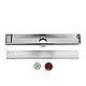 Genius G-005-BR-40C Stainless Steel Shower Drain, 40 cm, Double-Sided, 5.5 cm Width, 2 mm Thickness, with Anti-Backflow, Insect and Odor Trap, Chrome - Image 3