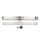Genius G-005-BR-60C Double-Sided Stainless Steel Shower Drain, 60 cm, Chrome, 5.5 cm Width, 2 mm Thickness with Anti-Backflow and Anti-Odor Trap - Image 2