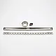 Genius G-007-C-2 Stainless Steel Shower Drain, Matte Chrome 60 cm, Double-Sided 3.2 cm Width, 3 mm Thickness with Anti-Odor and Anti-Insect Trap - Image 2